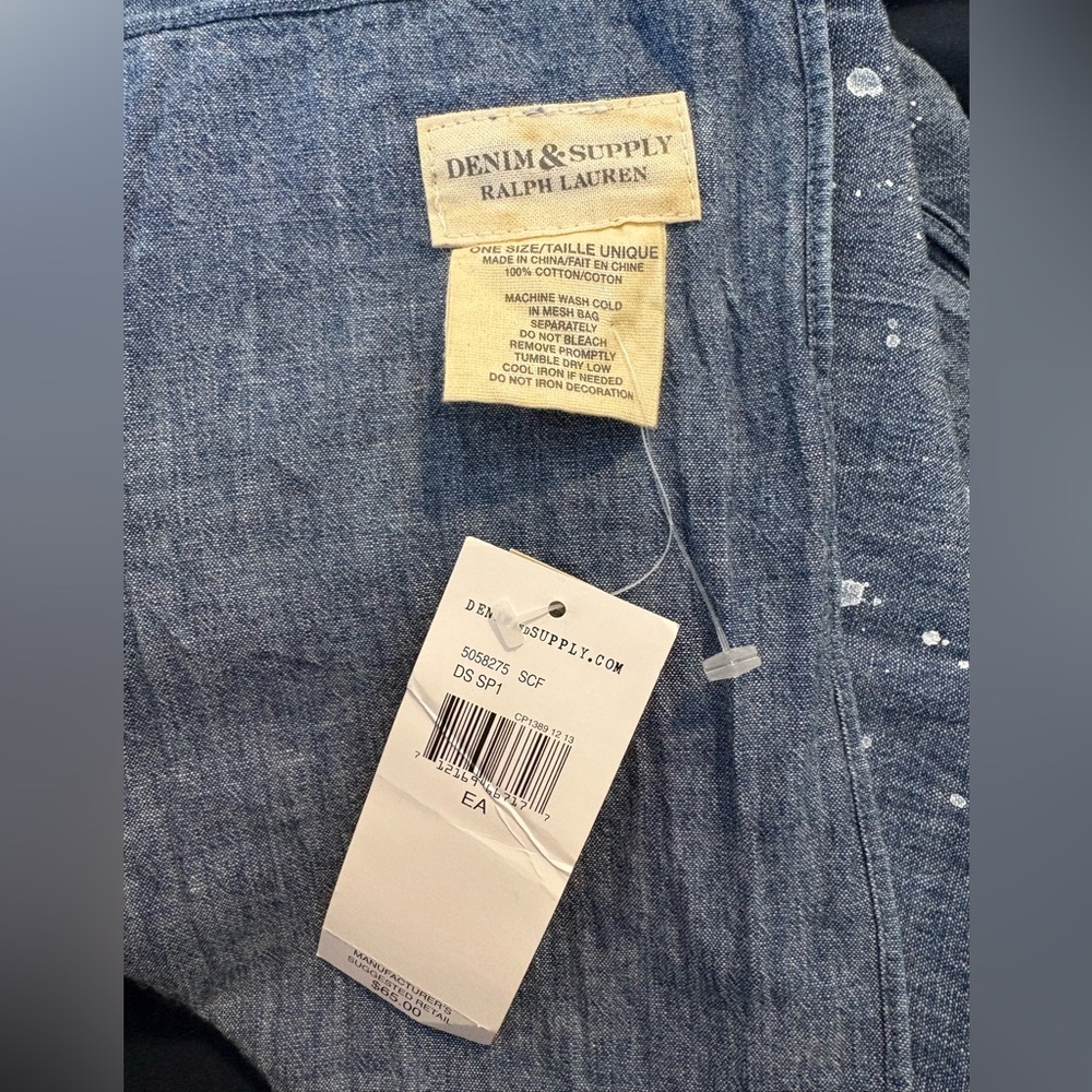 🌀Ralph Lauren Denim & Supply Denim Scarf - Picture 2 of 3